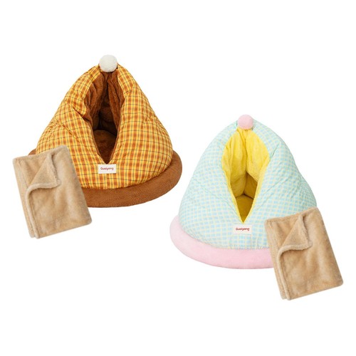 Semi enclosed cat bed pod - semi,