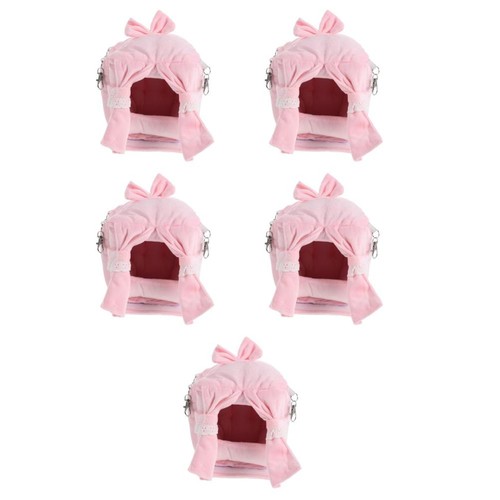 Warm pink pet hanging nest - pet, pod