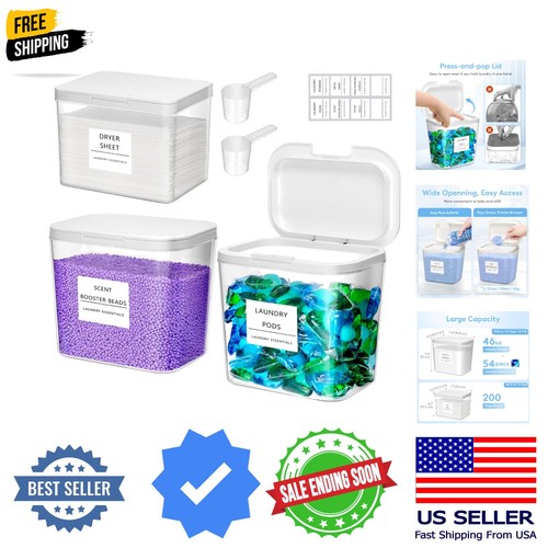 Laundry pods container - laundry,